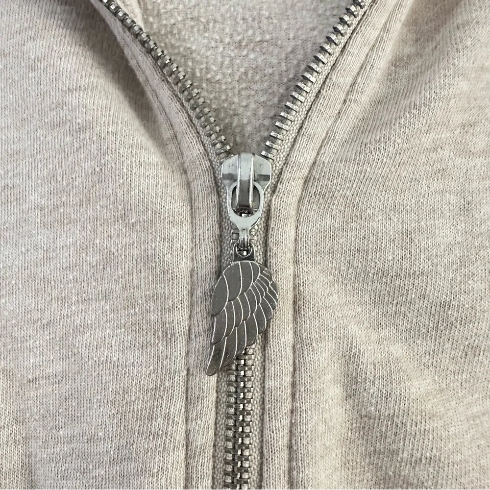 Victoria’s Secret Beige Zip-Up Hoodie - Picture 5 of 9